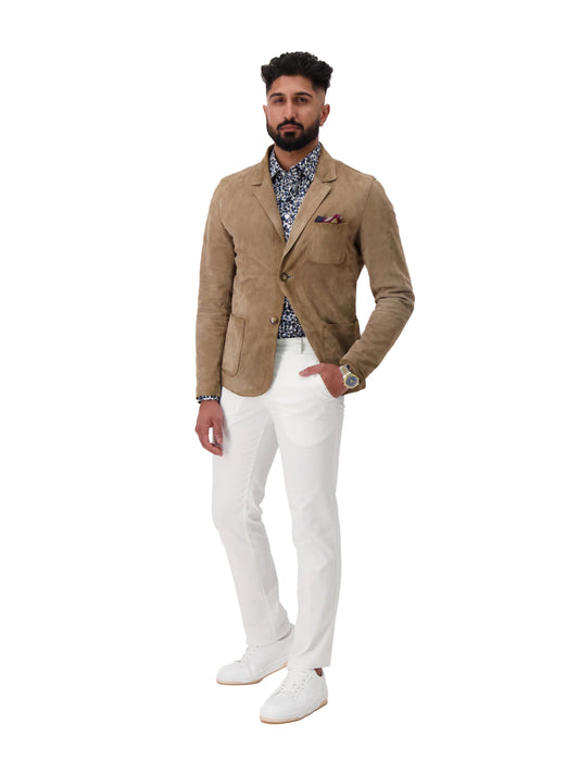 Blazer Camoscio