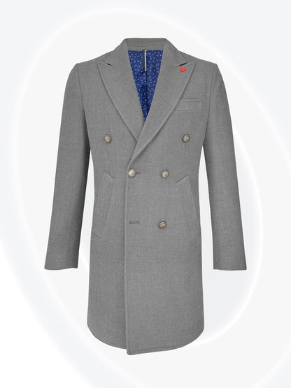 Cappotto Double Breasted Capri Gray