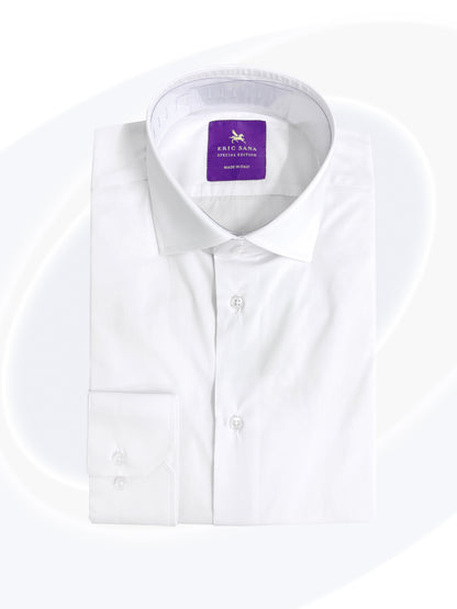 White dress shirt folded