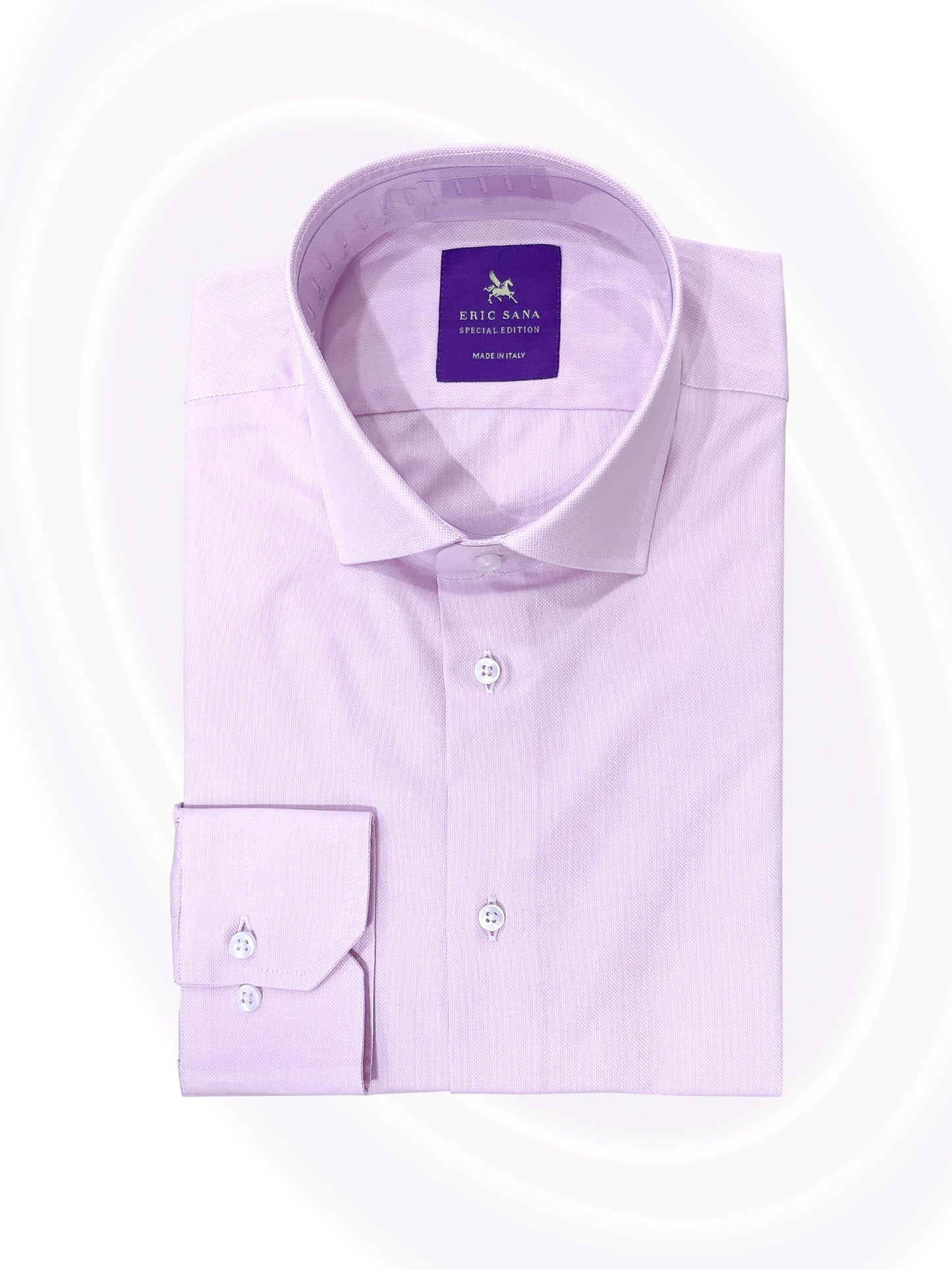 Light pink dress shirt folded