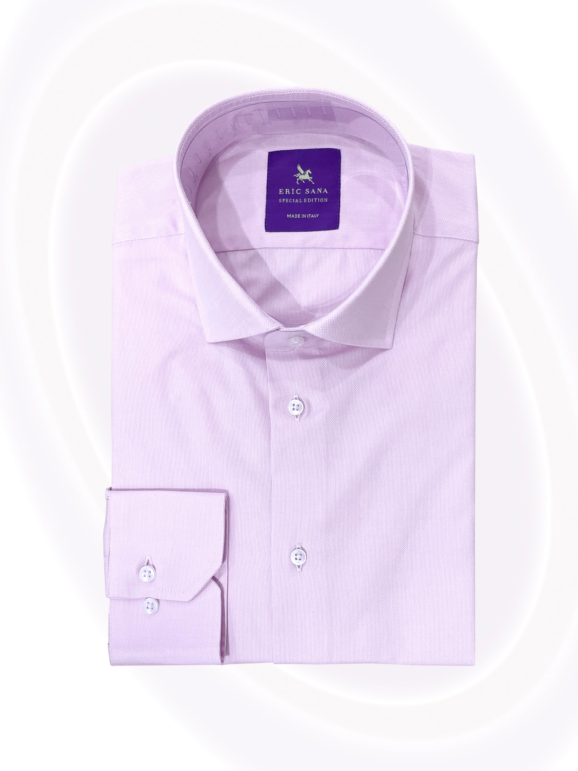 Light pink dress shirt folded