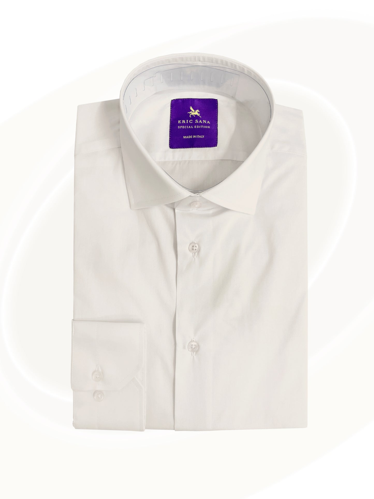 Ivory dress shirt folded