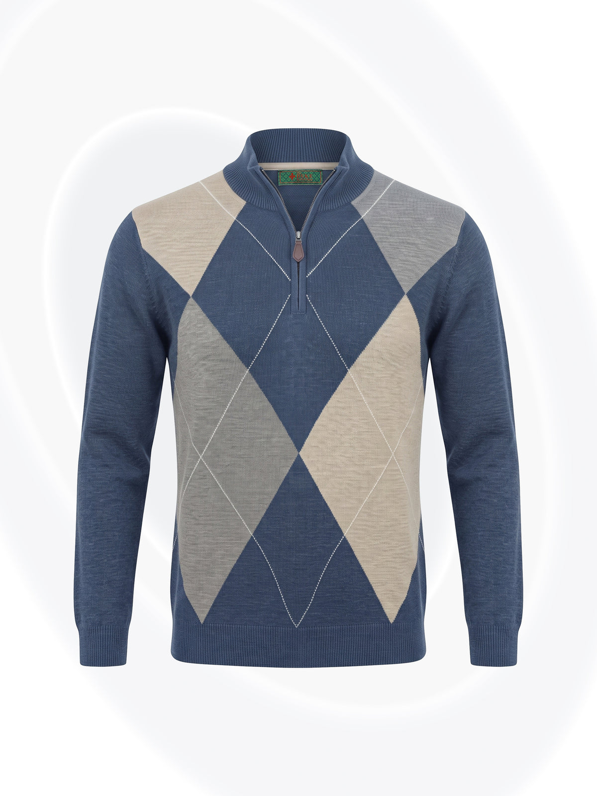 Diamond Knit Pullover Sweater