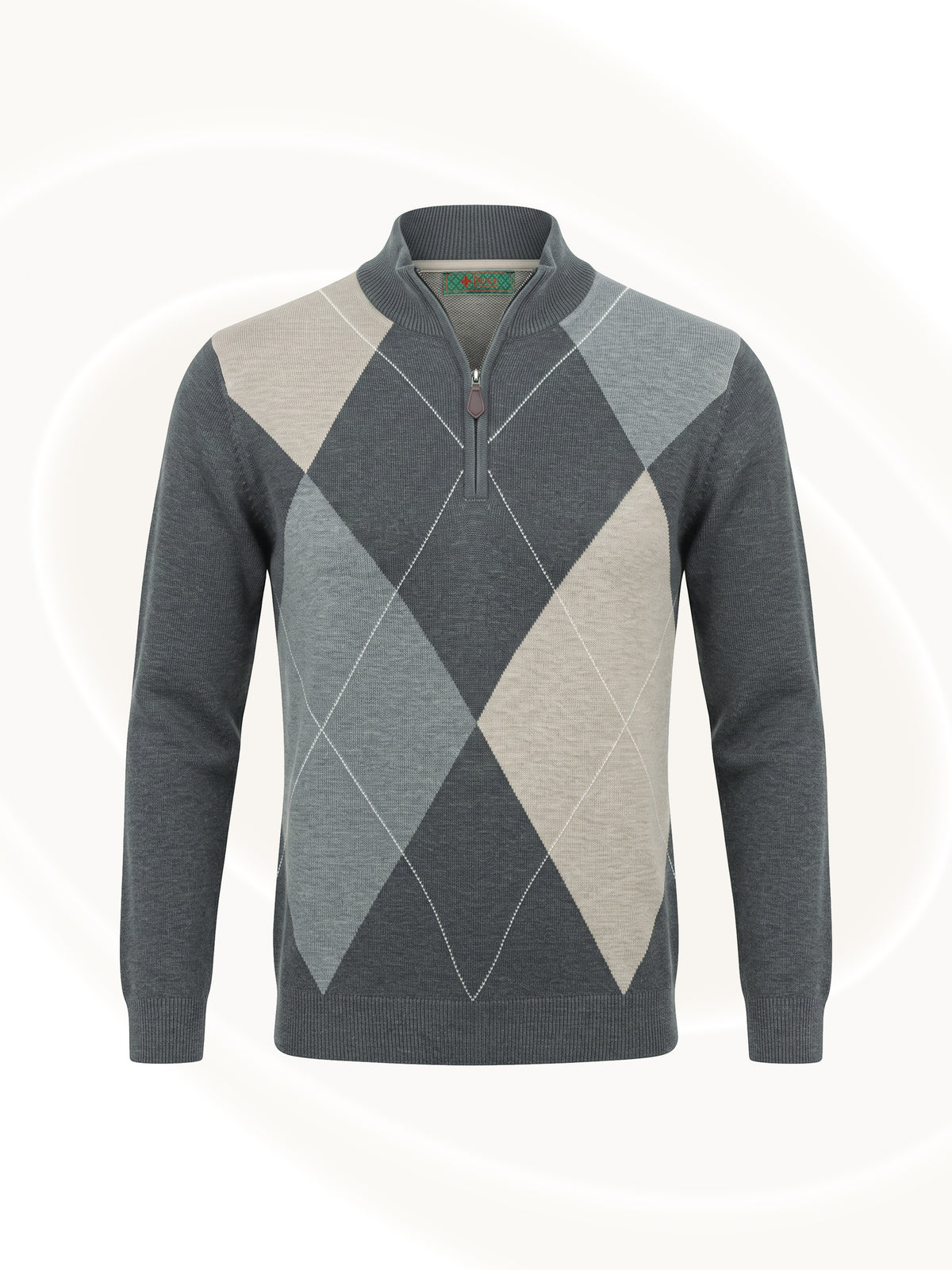 Diamond Knit Pullover Sweater