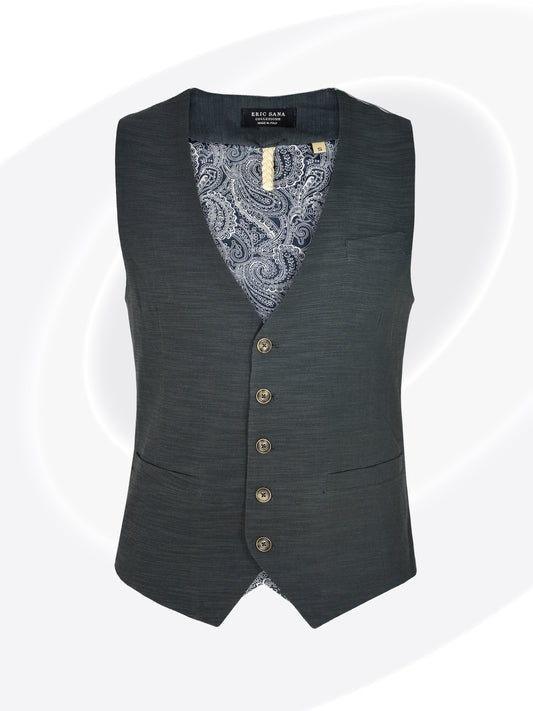 GAB-PAISLEY VEST