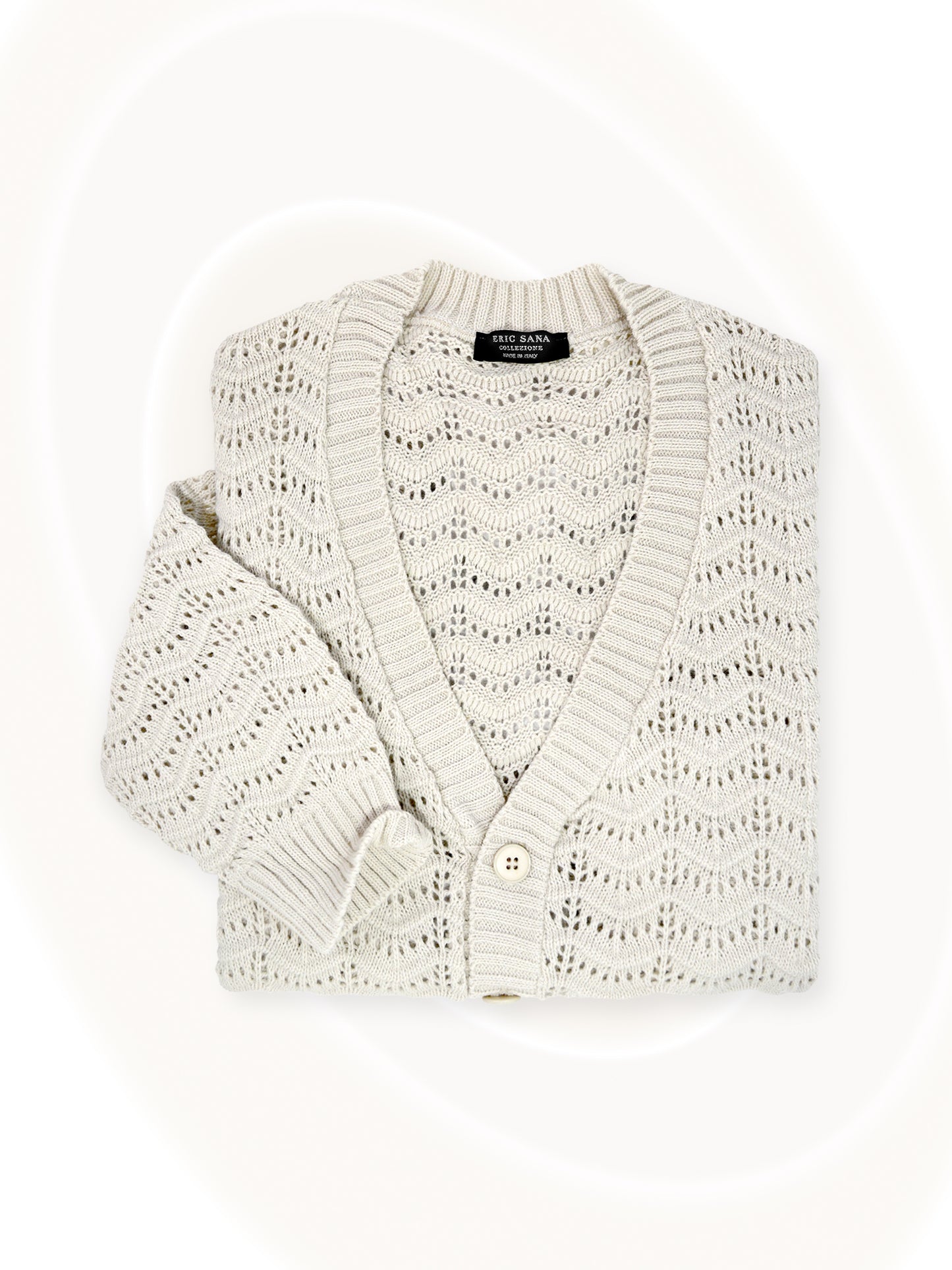 PLAIN KNIT CARDIGAN