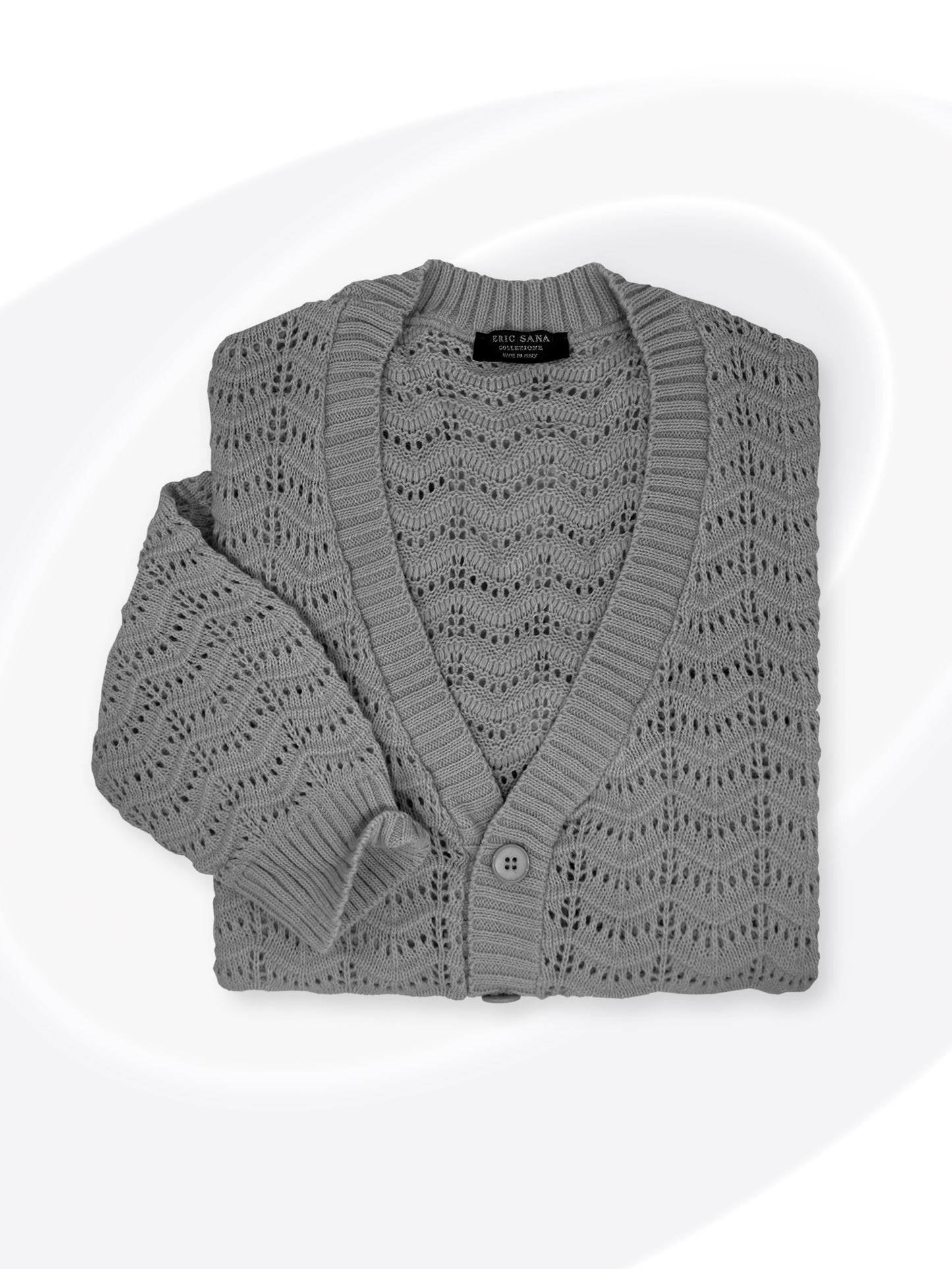 PLAIN KNIT CARDIGAN