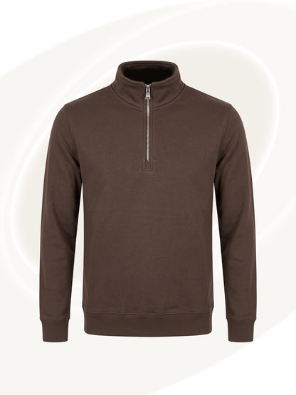 Enos Mock Zip Coffee