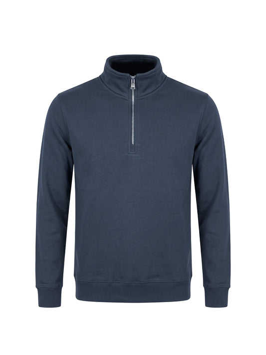 Enos Mock Zip Matte Blue