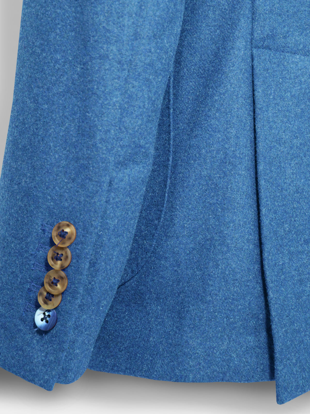 Faver Two-Tone Blazer Blue Turquoise Detail Cuff