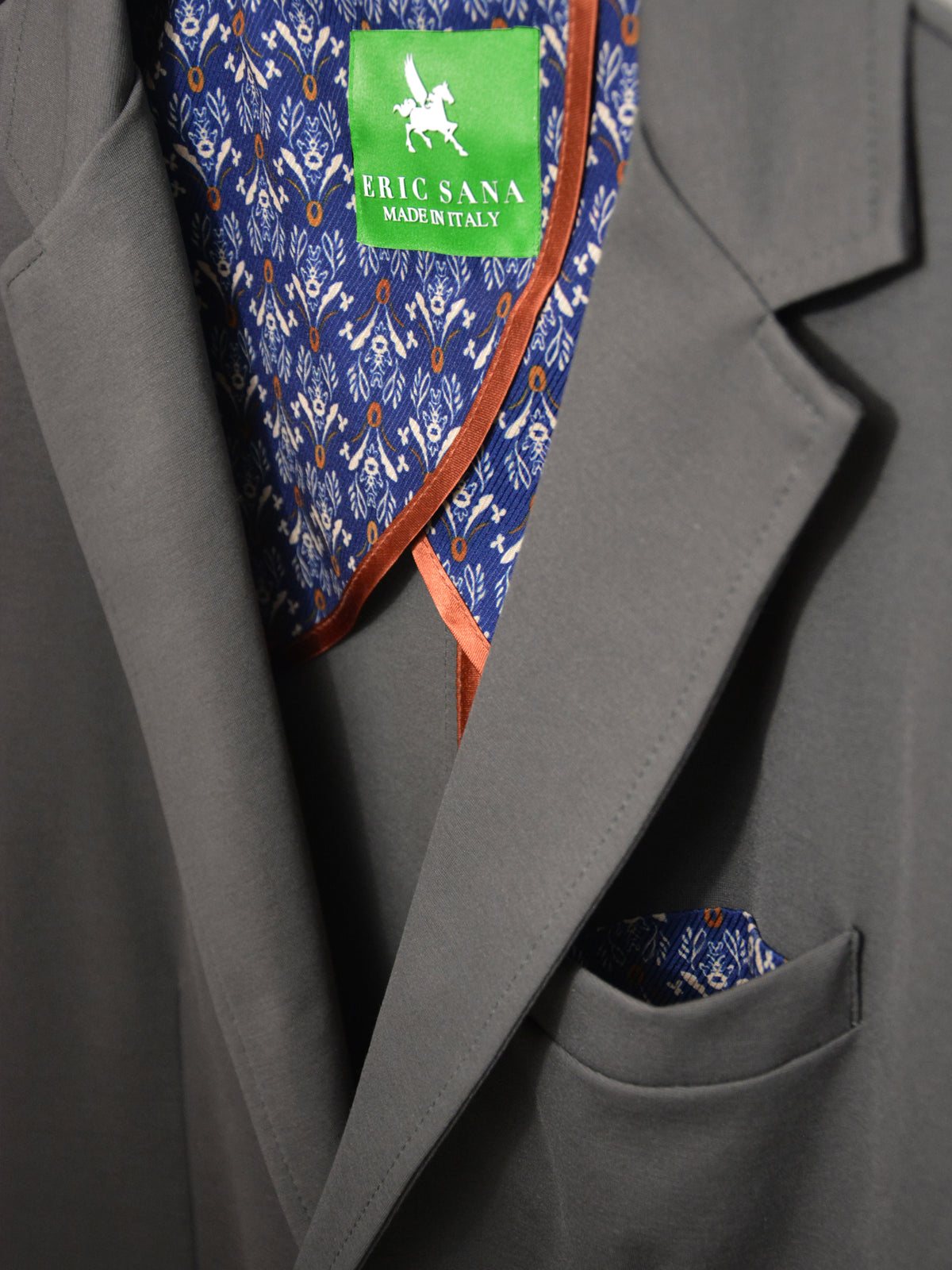 Giacca Boselli Matte Gray Pocket