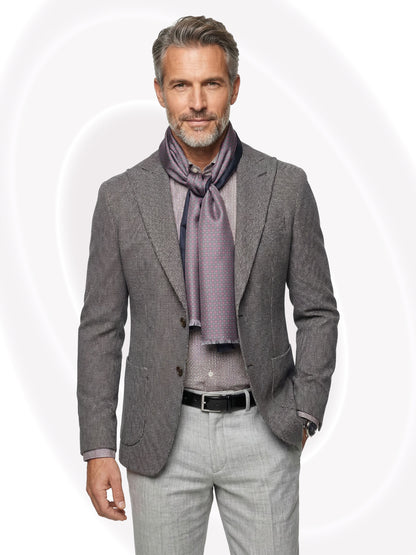 Giacca_Piccioni_Brown Gray on model