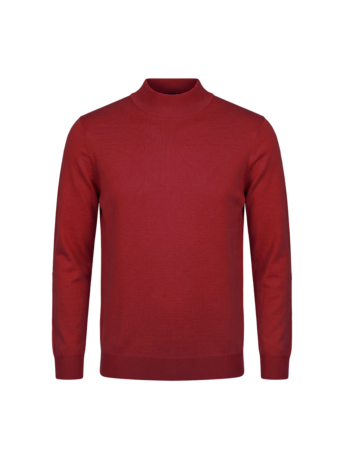 Gian Mock Neck dark burgundy