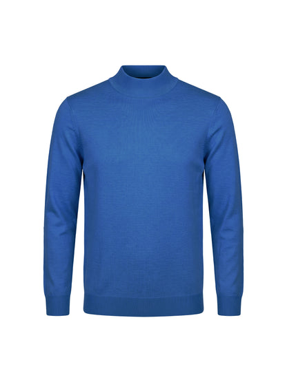 Gian Mock Neck winter blue