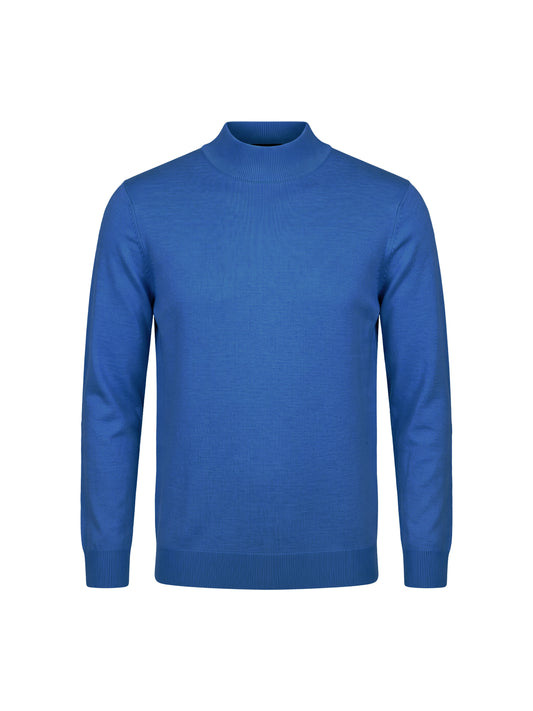 Gian Mock Neck winter blue