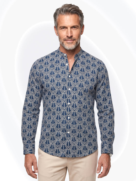 Hand Embroidered Chino Shirt