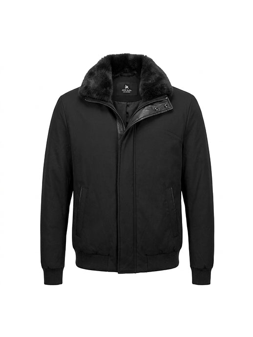 Insulated Bomber-Black
