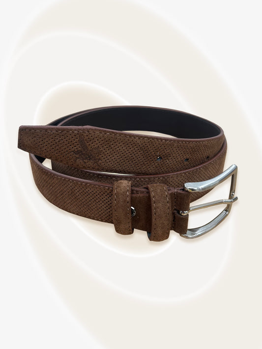 Italian Dotted Suede Belt