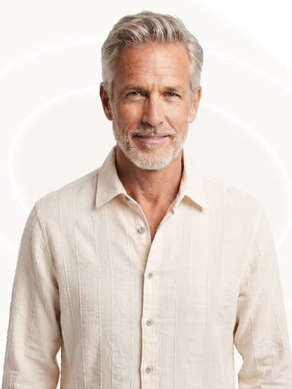 Long Sleeve Textured Shirt