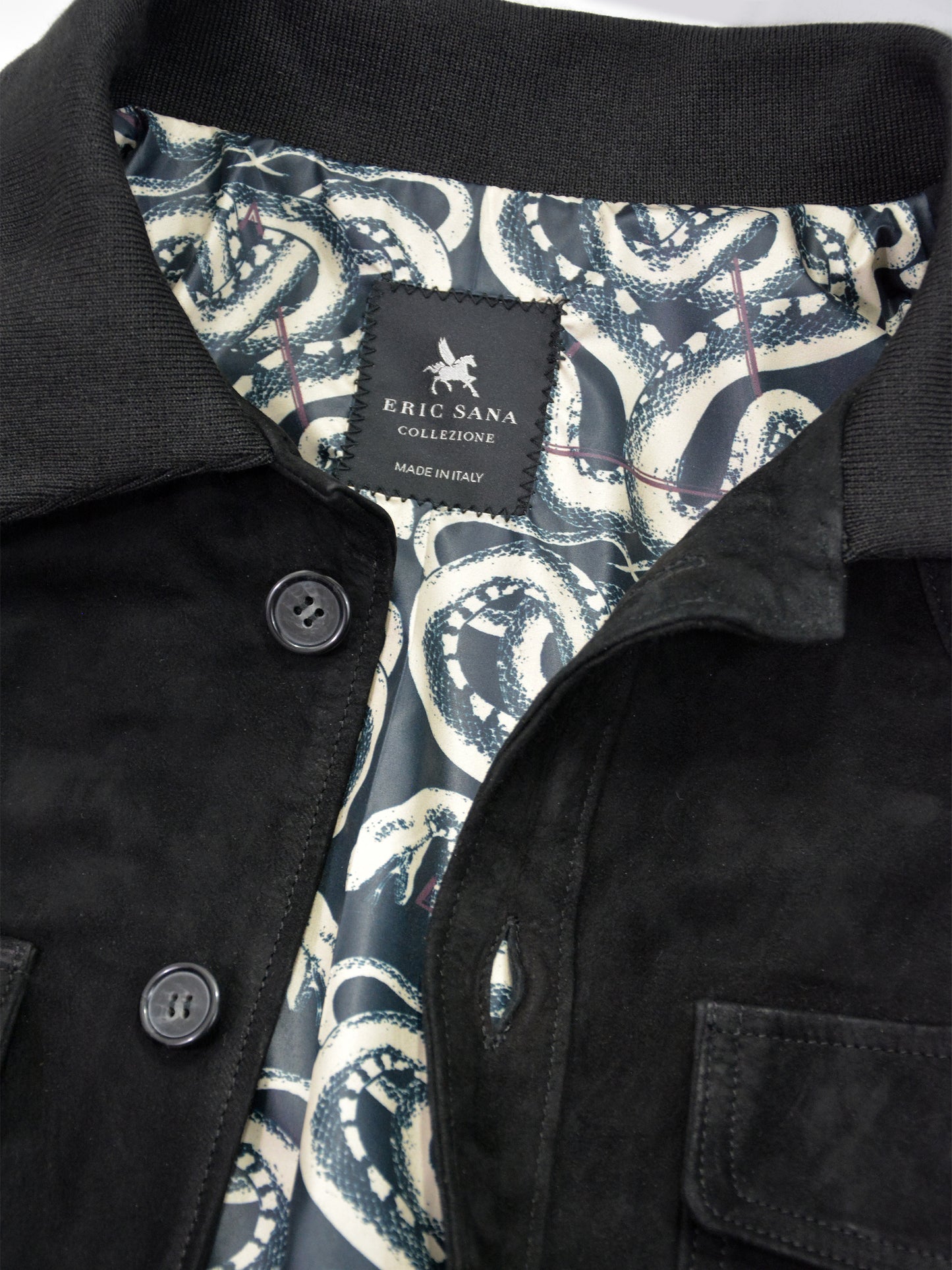 Nero Camoscio Jacket