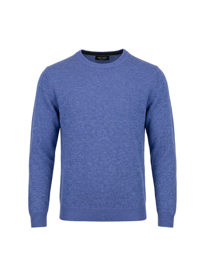 Niro Crew Knit Sweater-Azure