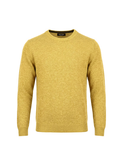Niro Crew Knit Sweater - Mustard