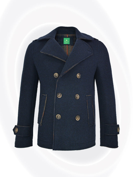 Peacoat Plain Jacket