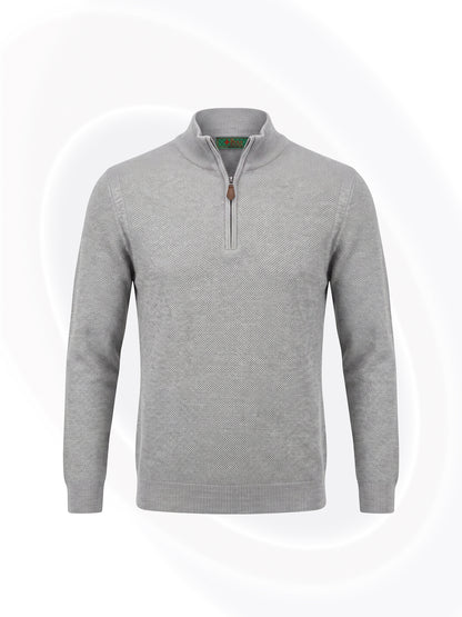 Pique Knit Pullover Sweater