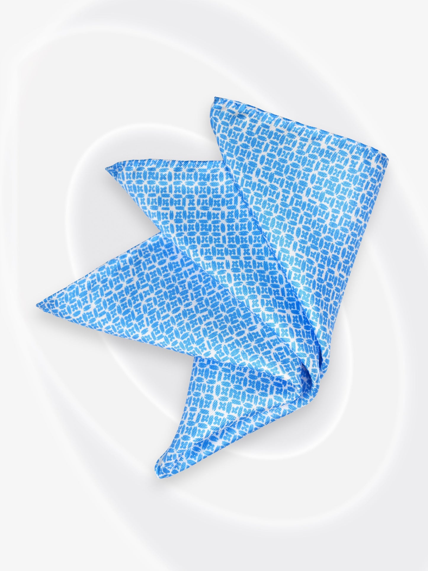 Printed Silk Sky Pocket Square