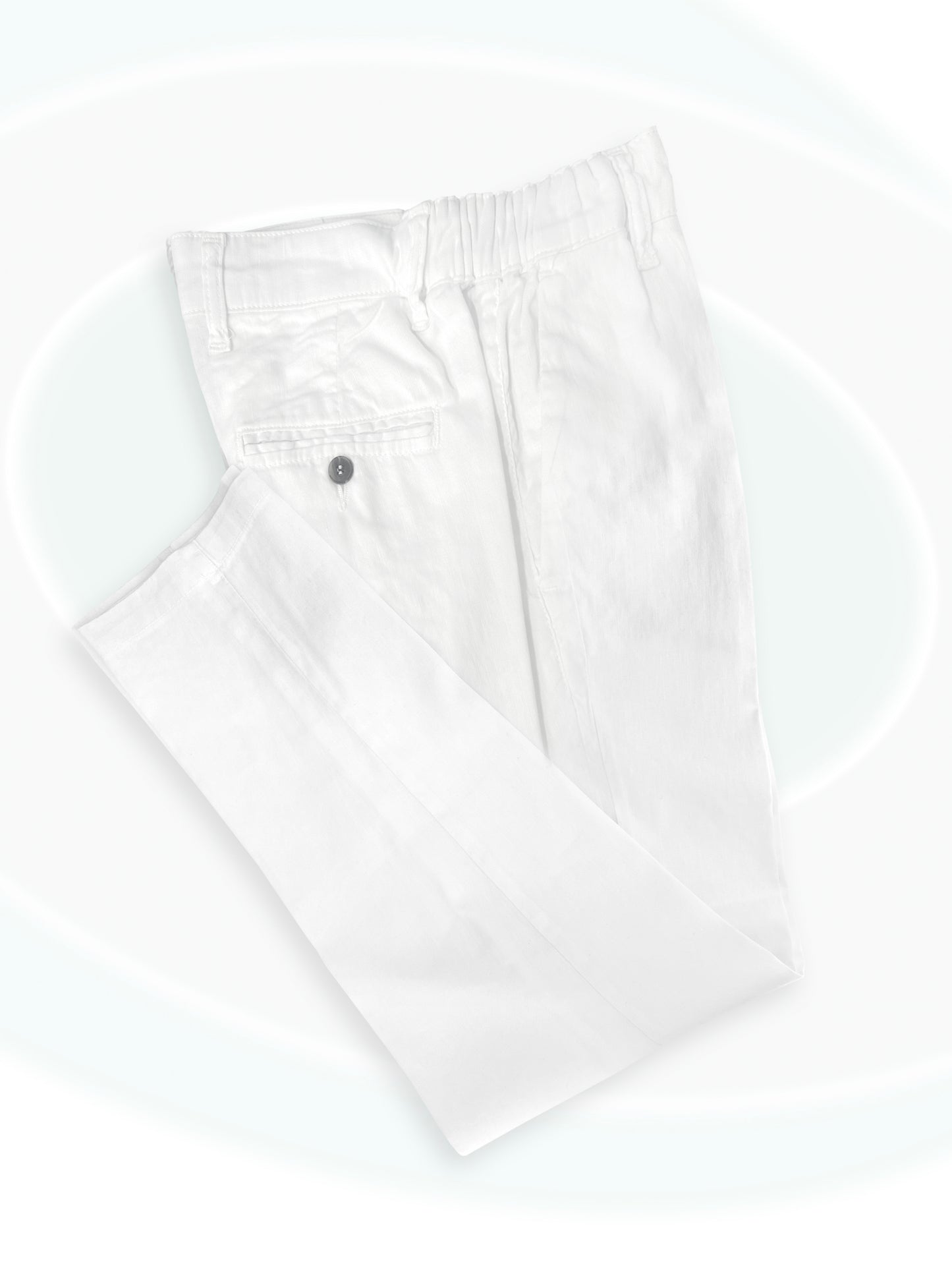 White pants folded