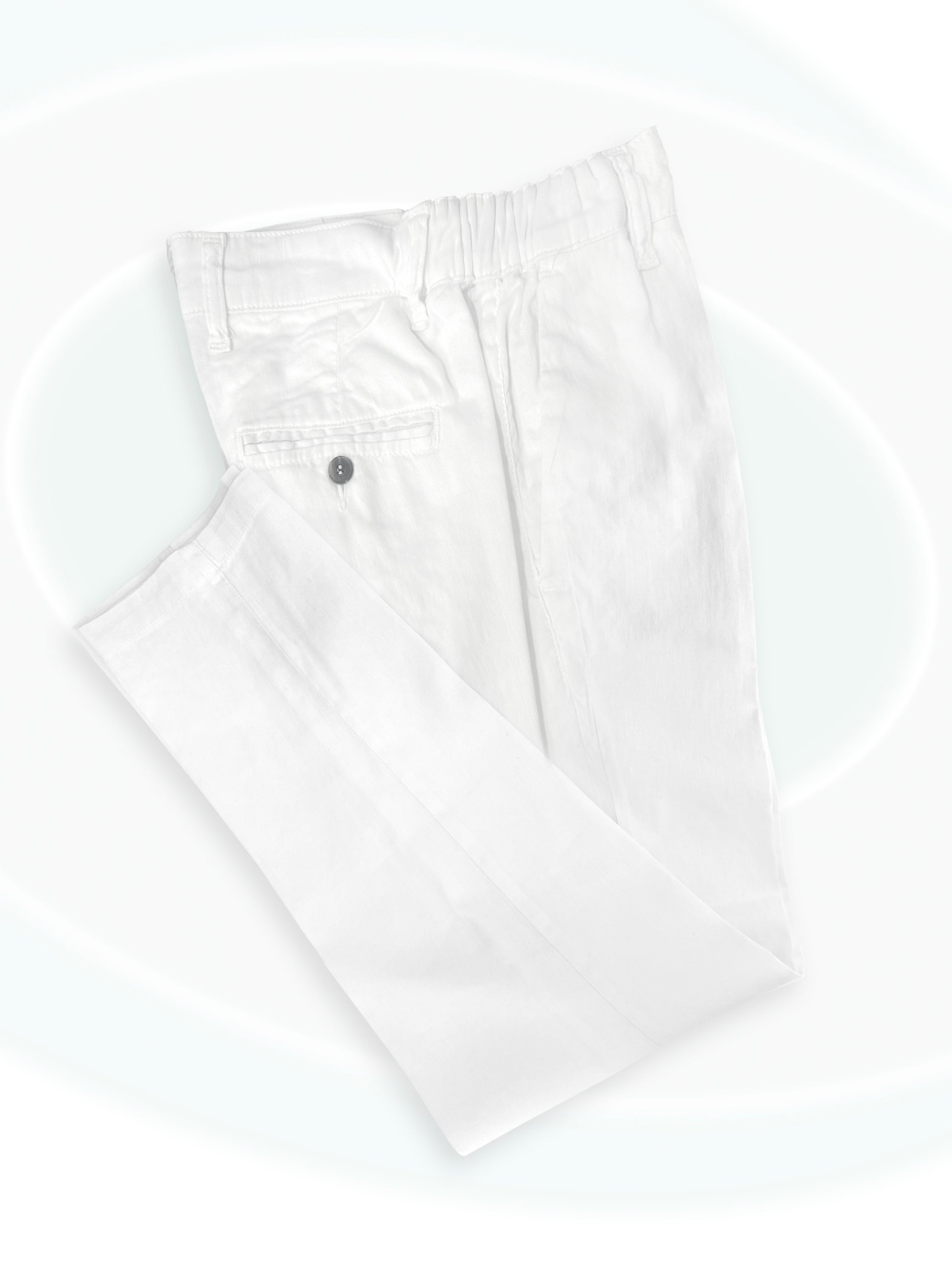 White pants folded