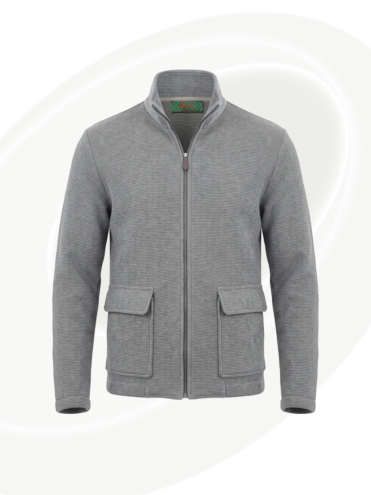 Ribbed Wool-Mix Jacket