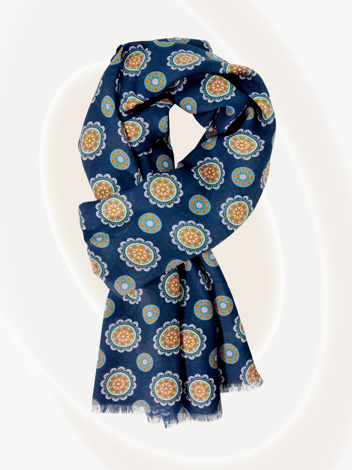 Cashmere & Modal Blue Scarf