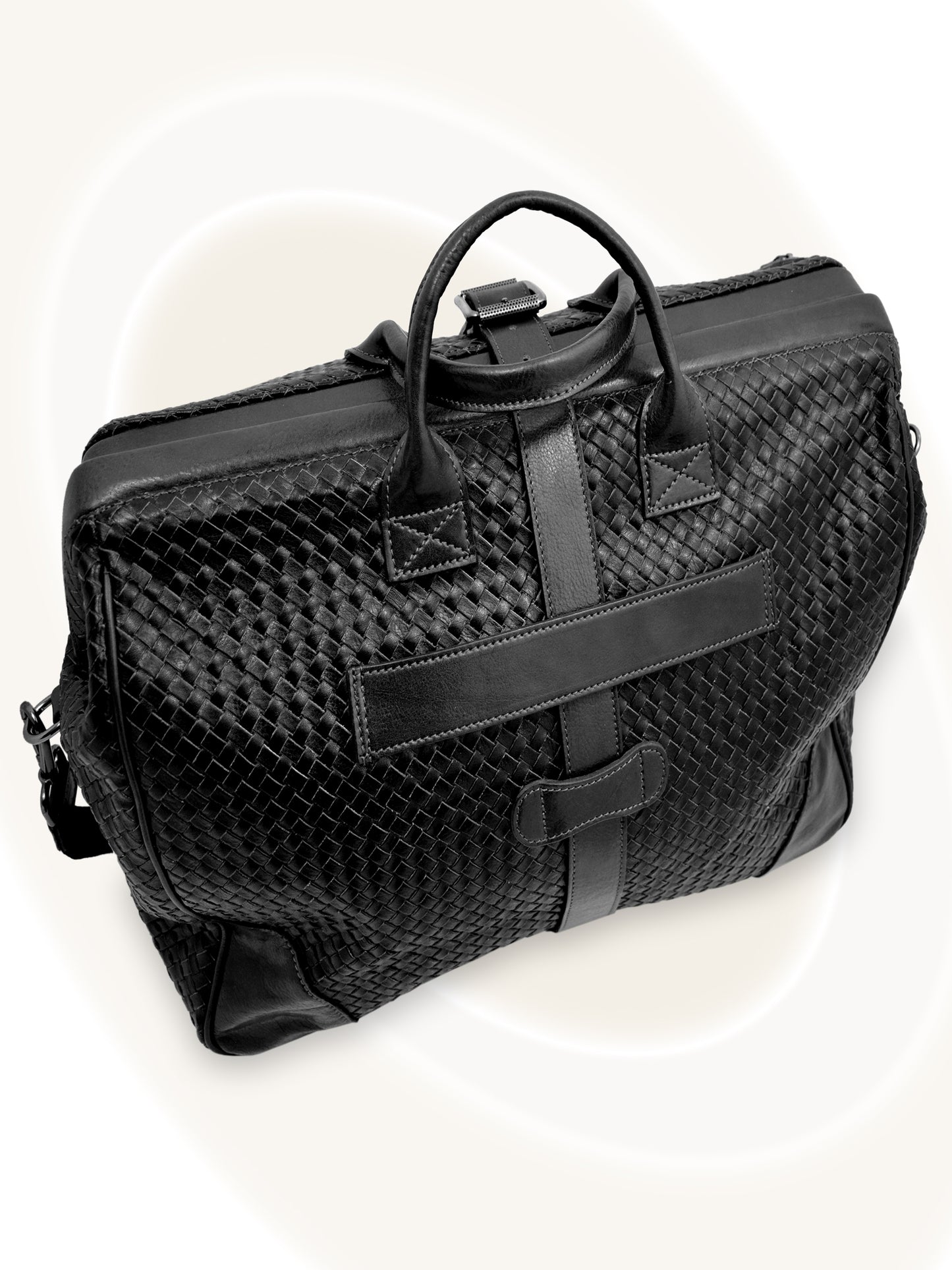 Hand-Woven Briefcase Duffel Bag