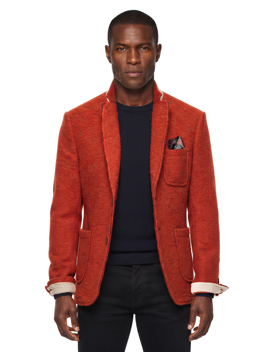 boiled blazer rusty orange