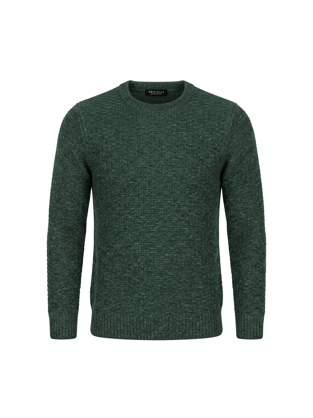 chenille sweater forest green