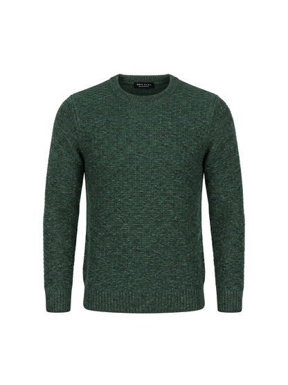 chenille sweater forest green