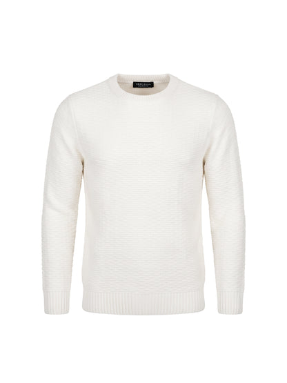 chenille sweater white