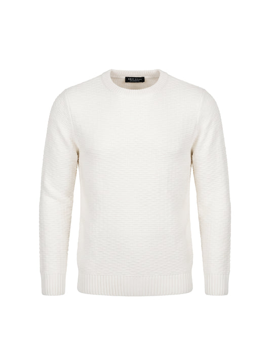 chenille sweater white