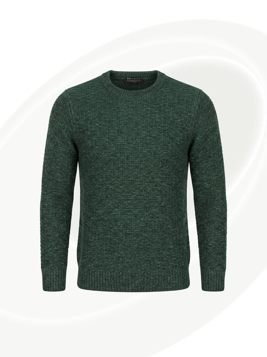 chenille sweater forest green