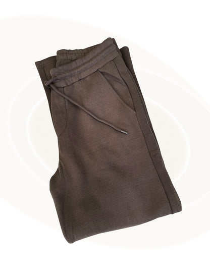 enos lace sweatpant coffee brown
