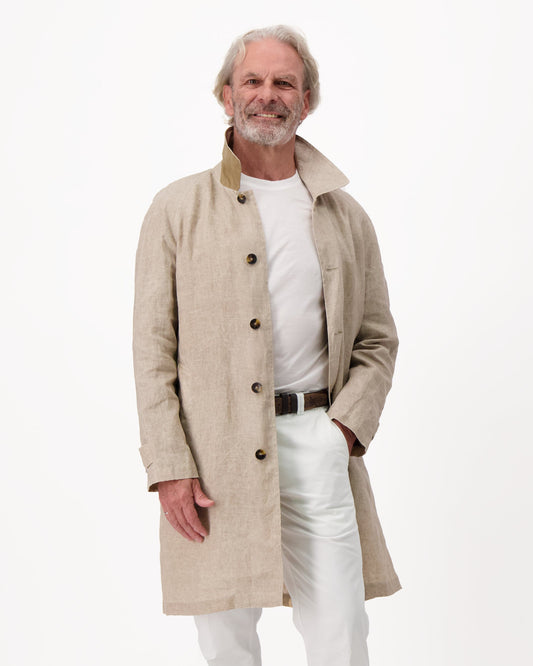 Manteau en lin Dean